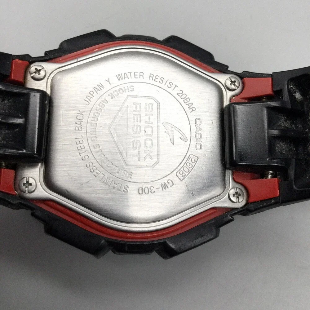 Casio G-Shock GW-300 Mens Watch 43mm Digital Gray Atomic Tough Solar 200M WR
